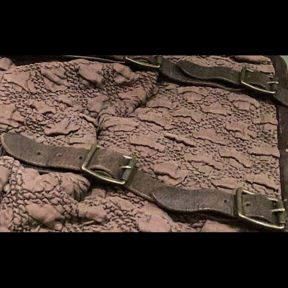 All Saints Textured Brown Shoulder Bag - Picture 4 of 4